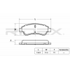 Citroen C2 2003-2009 1617282980 Ön Balata Citroen C2 2003-2009 1617282980 Ön Balata