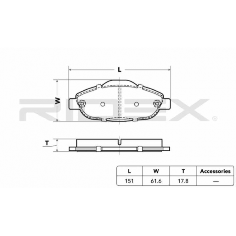 Peugeot 308 2007-2013 1613259380 Ön Balata