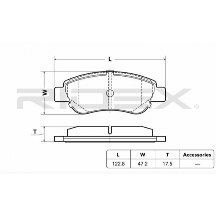 Peugeot 107 2007-2014 4253.27 Ön Balata